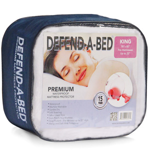 DeCoro Home Defend-A-Bed Premium Hypoallergenic Waterproof Mattress Protector, Vinyl Free